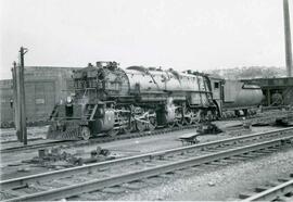 Great Northern Railway steam locomotive 2050 at Interbay, Washington, undated.