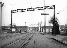 Pacific Coast Railroad/Chicago Milwaukee St. Paul and Pacific mainline at Renton, Washington, cir...