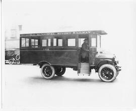 Seattle Municipal Railway Bus 102, Seattle, Washington, circa 1919