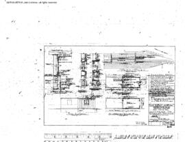 Northern Pacific Engineering Drawing, Crest Office at Retarder Yard at Pasco, Washington, 1956