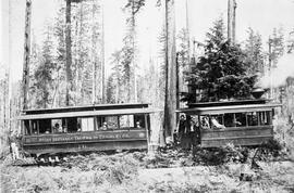 Point Defiance Tacoma and Edison Railway streetcar 16 at Tacoma, Washington, circa 1891.