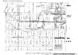 Plat Map of Great Northern Facilities at Anacortes, Washington, 1963