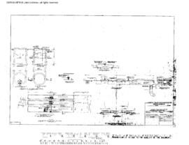 Burlington Northern Engineering Drawing, Diesel Fueling Facilities (Standard Plan), 1974