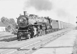 Northern Pacific passenger train number 407 at Auburn, Washington, in 1949.