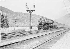 Northern Pacific North Coast Limited at Bonner, Montana, in 1943.