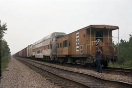 American Rail Tours passenger car 540 at Folkston, Georgia on September 29, 1987.