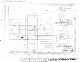 Great Northern Engineering Drawing, Car Repair Shed at Delta, Washington, 1965