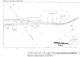 Plat Map of Northern Pacific Facilities at Mirror Lake, Washington, 1914