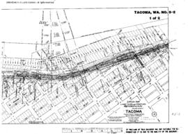 Plat Map of Northern Pacific Facilities at Tacoma, Washington, 1941