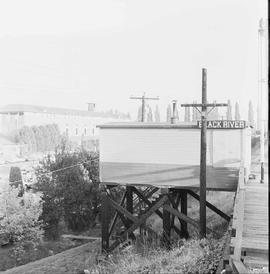 Northern Pacific station at Black River, Washington, in May 1967.