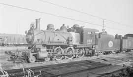 Spokane, Portland & Seattle Railway steam locomotive number 159, circa 1938.