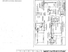 Great Northern Engineering Drawing, Unnamed Structure at Interbay, Washington, 1968