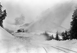 Northern Pacific rotary snow plow number 42 at Stampede, Washington in 1972.