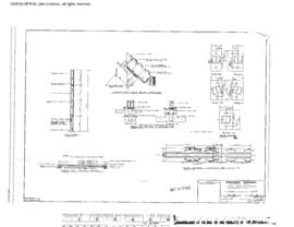 Great Northern Engineering Drawing, Locomotive Washing Facilities at Interbay, Washington, 1970