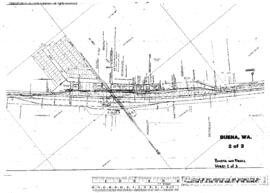 Plat Map of Northern Pacific Facilities at Buena, Washington, 1924