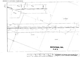 Plat Map of Northern Pacific Facilities at Keystone, Washington, 1925