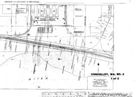 Plat Map of Great Northern Facilities at Conkelley, Washington, 1959