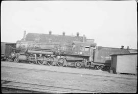 Northern Pacific steam locomotive 1613 at South Tacoma, Washington, in 1934.