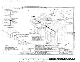 Great Northern Engineering Drawing, Car Shop at Interbay, Washington, 1967