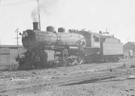 Northern Pacific steam locomotive 1689 at Auburn, Washington, in 1944.