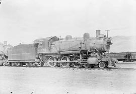 Northern Pacific steam locomotive 1379 at Livingston, Montana, in 1955.