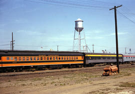 Great Northern Railway Company passenger cars at Portland, Oregon in 1965.