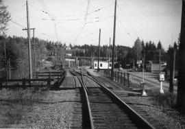 Pacific Coast Railroad /Chicago Milwaukee St. Paul and Pacific Railroad mainline at Maple Valley,...