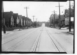 Seattle Municipal Railway Track, Seattle, Washington, circa 1920