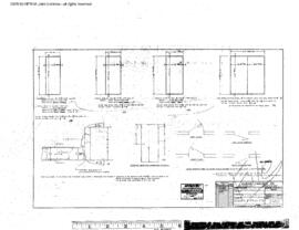 Great Northern Engineering Drawing, Depot at Wolf Point, Montana, 1963