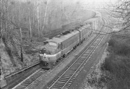 Northern Pacific diesel locomotive 6502C at Tacoma-Reservation, Washington, in 1970.