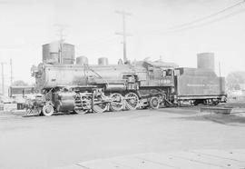 Northern Pacific steam locomotive 1699 at Auburn, Washington, in 1953.