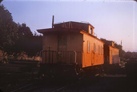 Milwaukee Road Caboose, Bellingham, Washington, August 1952