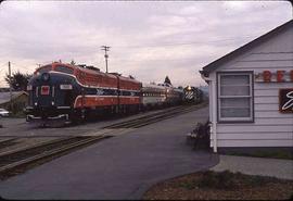 Spirit of Washington Dinner Train at Renton, Washington, circa 1995.