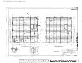 Milwaukee Road Engineering Drawing, Storage Warehouse and Offices at Great Falls, Montana, 1916