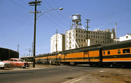 Great Northern Railway Company diesel locomotive 356A at Portland, Oregon in 1961.