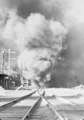 Northern Pacific Stampede Tunnel at Martin, Washington, in 1943.