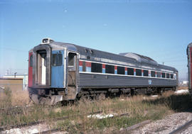 Amtrak rail diesel car 15 at Boise, Idaho on October 08, 1986.