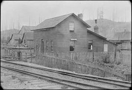 Northern Pacific section house at Frances, Washington, circa 1915.