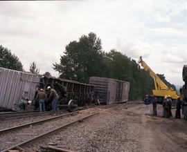 Burlington Northern accident at Longview, Washington in 1980.