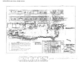 Northern Pacific Engineering Drawing, Rail Welding Plant Building at Laurel, Montana, 1971