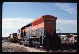 Great Northern Diesel Locomotive 400 at Mc Cook, Illinois, undated