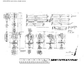 Northern Pacific Engineering Drawing, Store House at Missoula, Montana, undated