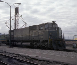 British Columbia Railway Company diesel locomotive 723 at North Vancouver, British Columbia on Ju...