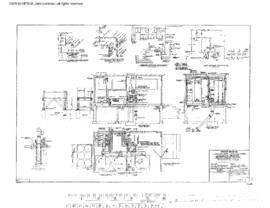 Spokane, Portland, and Seattle Railway Engineering Drawing, Unnamed Structure at Vancouver, Washi...