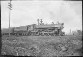 Union Pacific Railroad steam locomotive number 3225 at Tacoma, Washington in 1935.