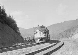 Northern Pacific Alaskan at New Stampede, Washington, in 1949.