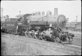 Northern Pacific steam locomotive 1201 at South Tacoma, Washington, in 1934.