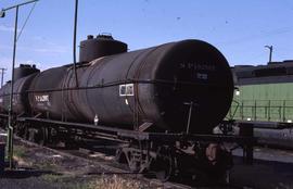 Northern Pacific tank car 102007 at Pasco, Washington, in 1984.