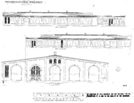 Northern Pacific Engineering Drawing, Machine Shop at Livingston, Montana, undated