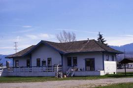 An station-like structure at Sedro Wooley, Washington, in 1988.